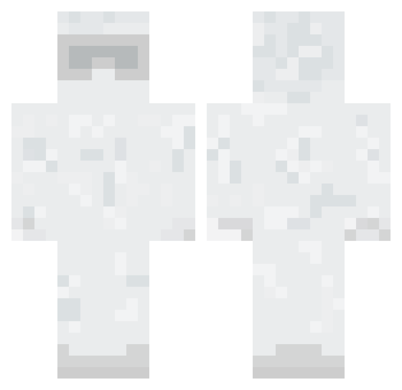 DathGame Minecraft skin, front and back view