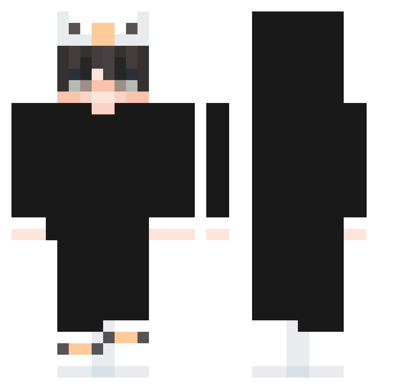_nhatnek Minecraft skin, front and back view