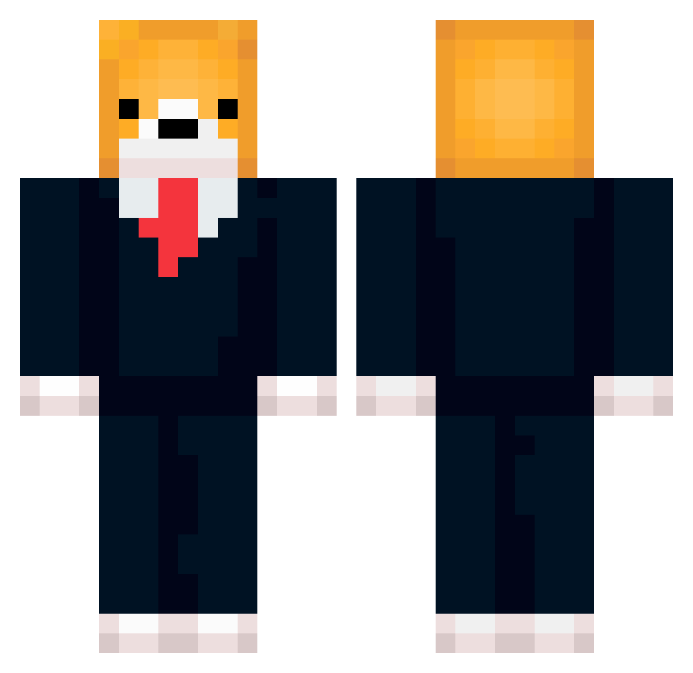 CorgiWars - business dog Minecraft skin