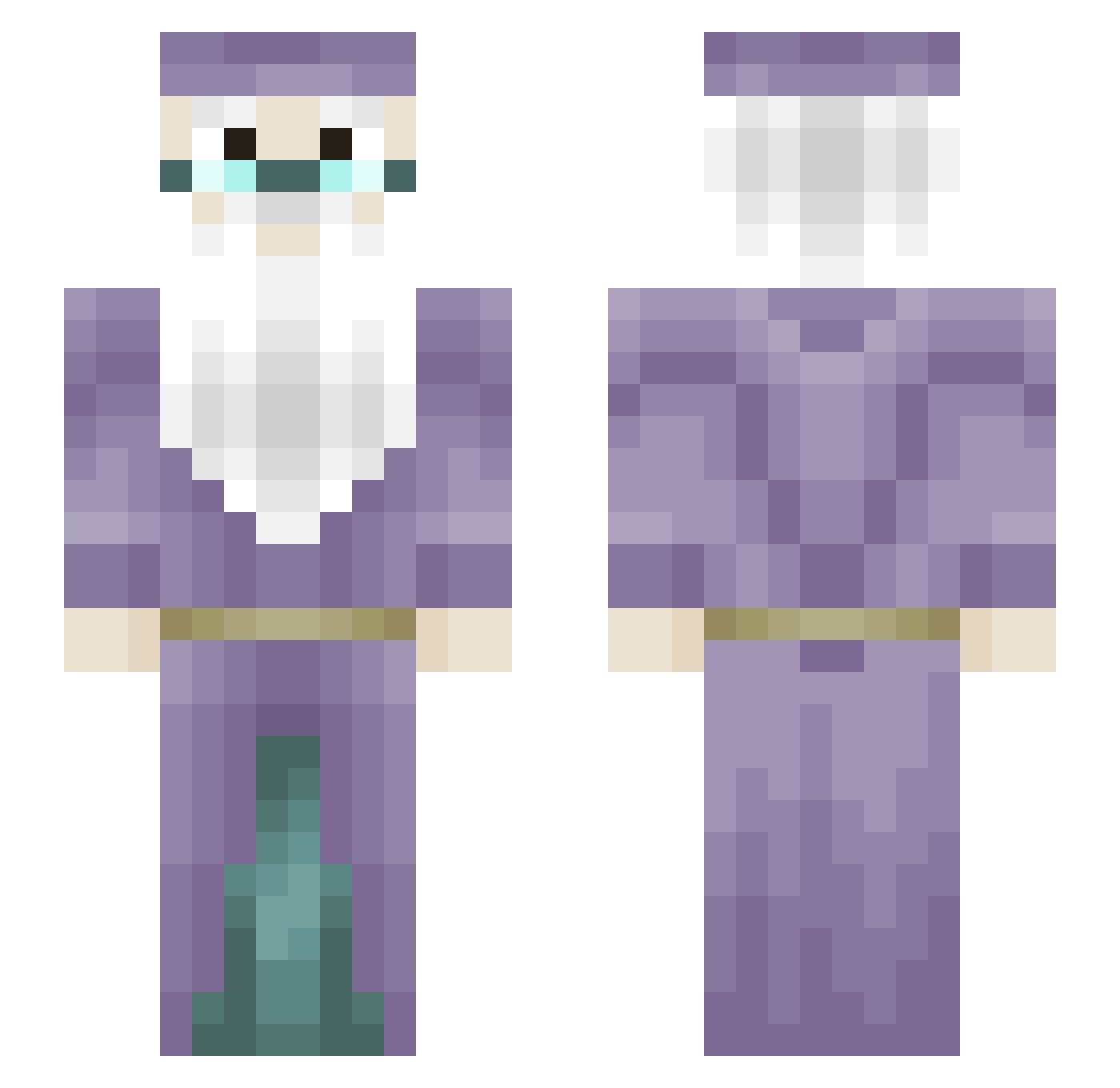tazmanianangel Minecraft skin, front and back view