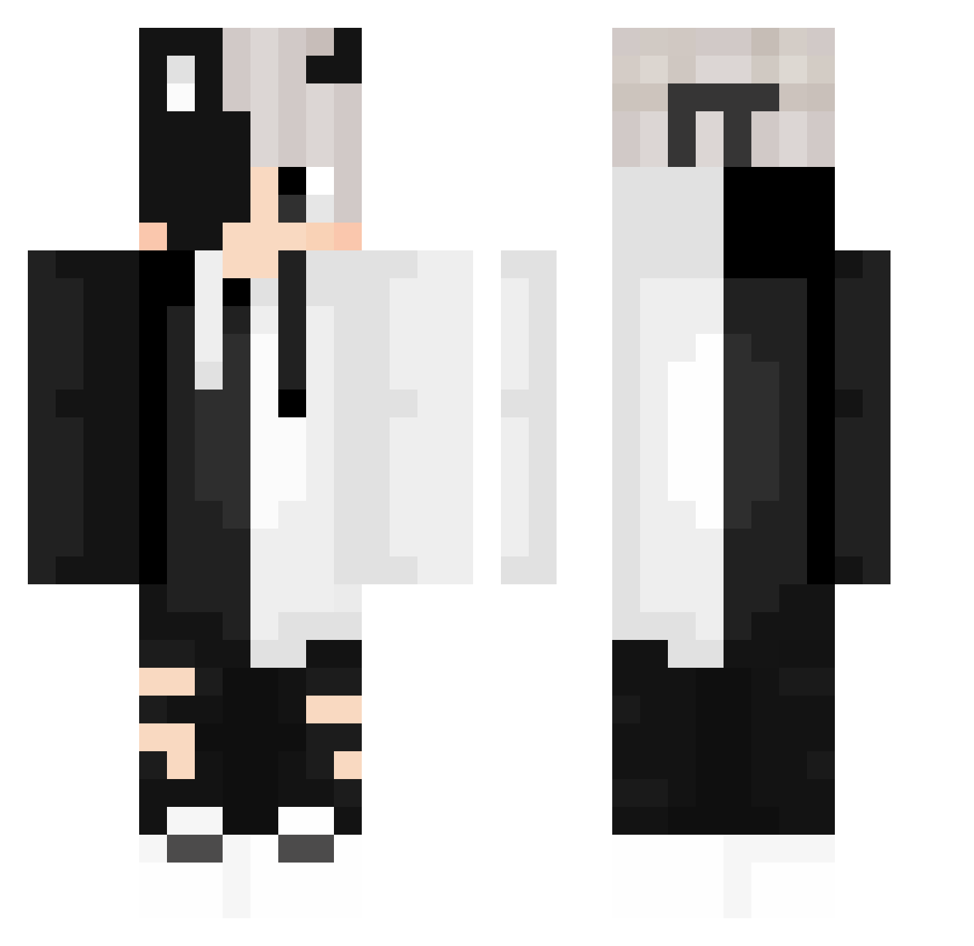 Giratina272 Minecraft skin, front and back view