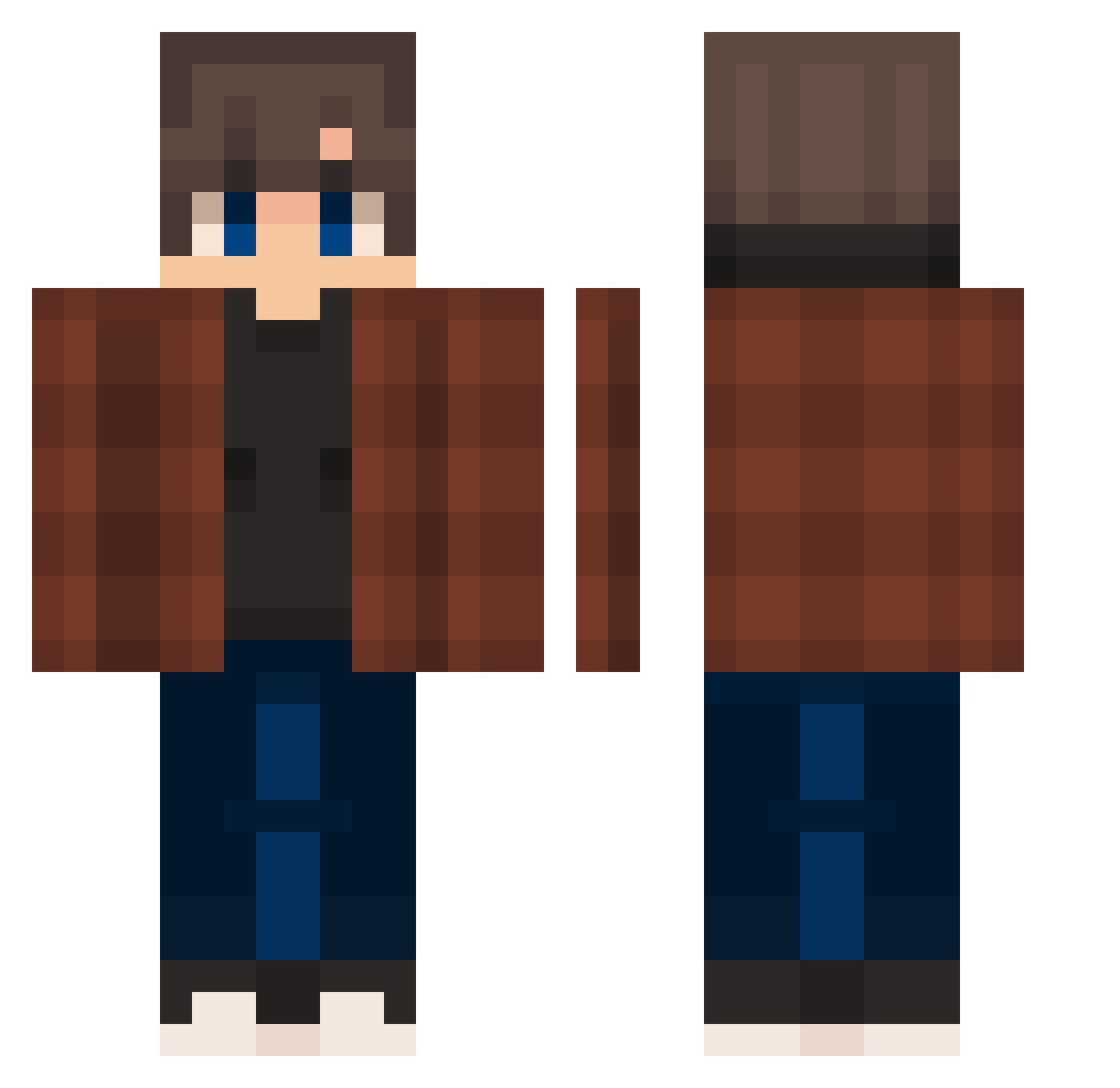 Turbo_Chili56 Minecraft skin, front and back view