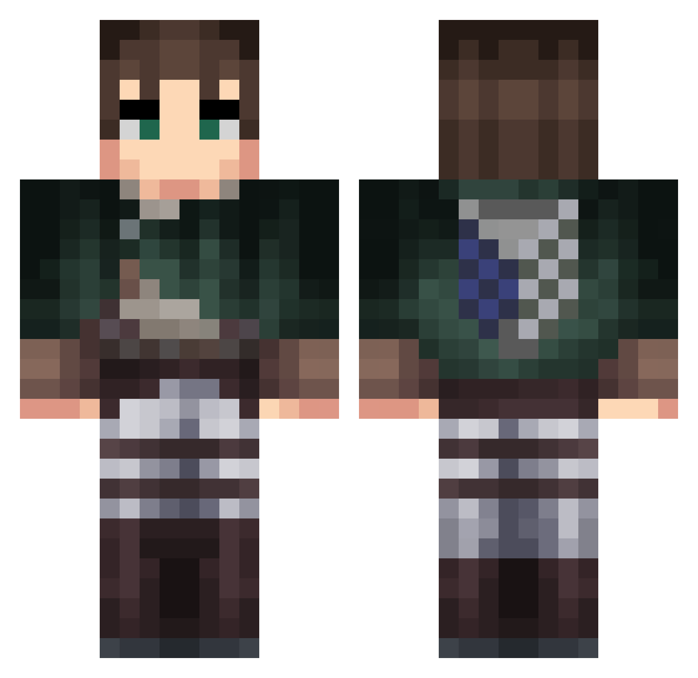 sundragon_27 Minecraft skin, front and back view