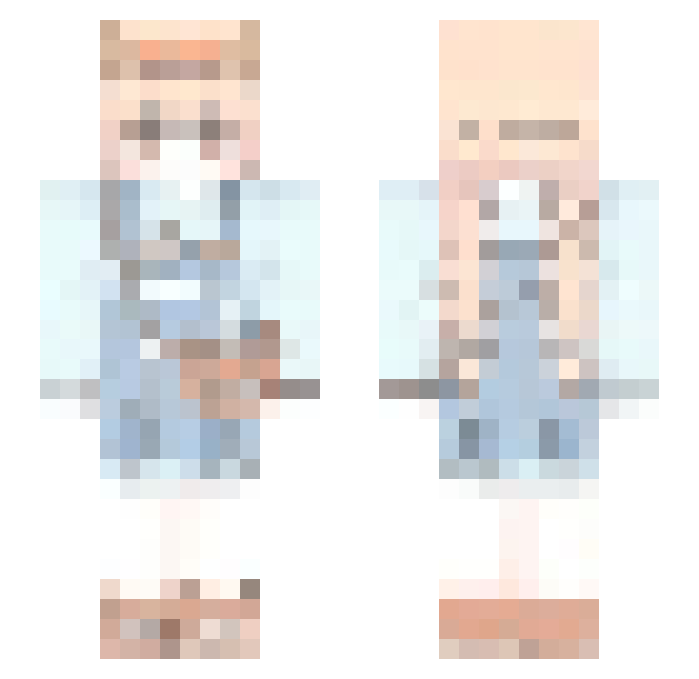 hieuu069 Minecraft skin, front and back view