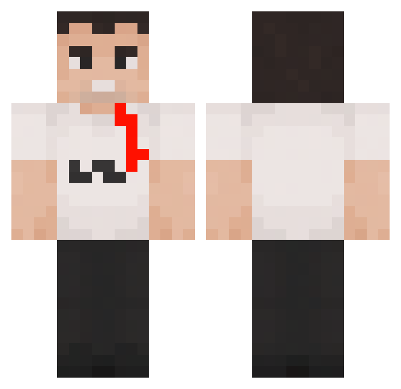 Sh4d0w_22 Minecraft skin, front and back view