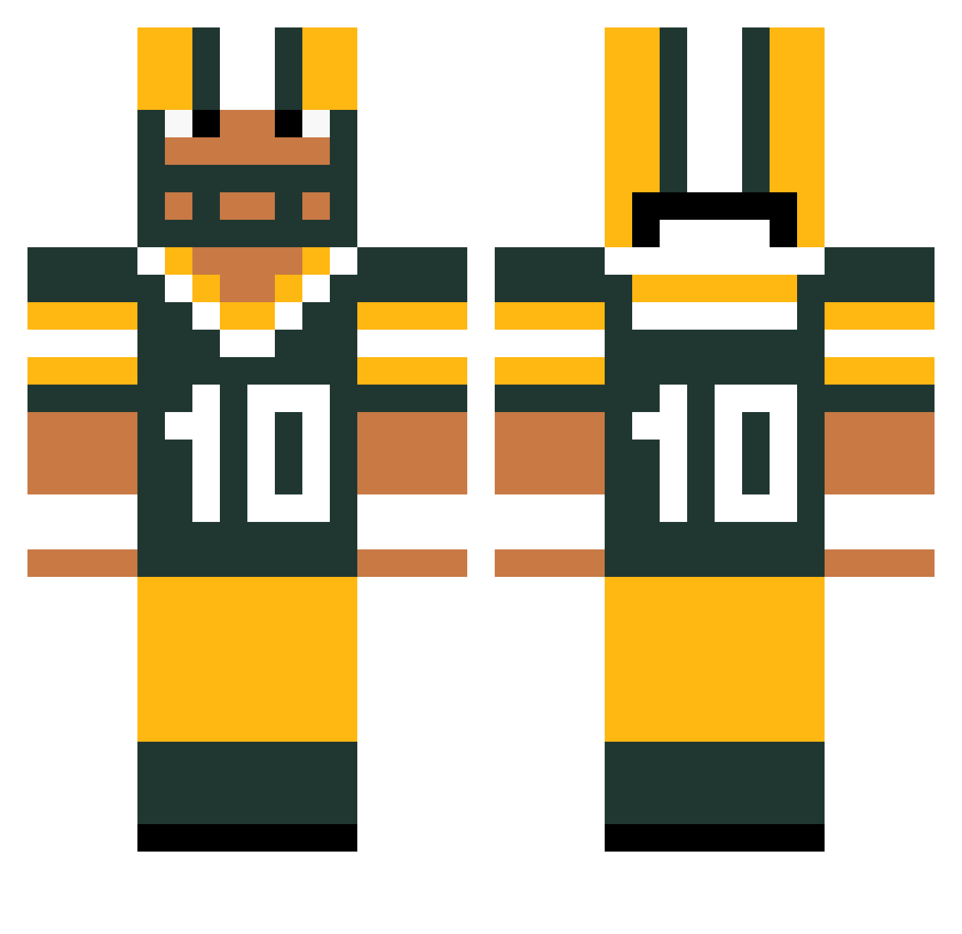 Ioompi - aaron rodgers Minecraft skin