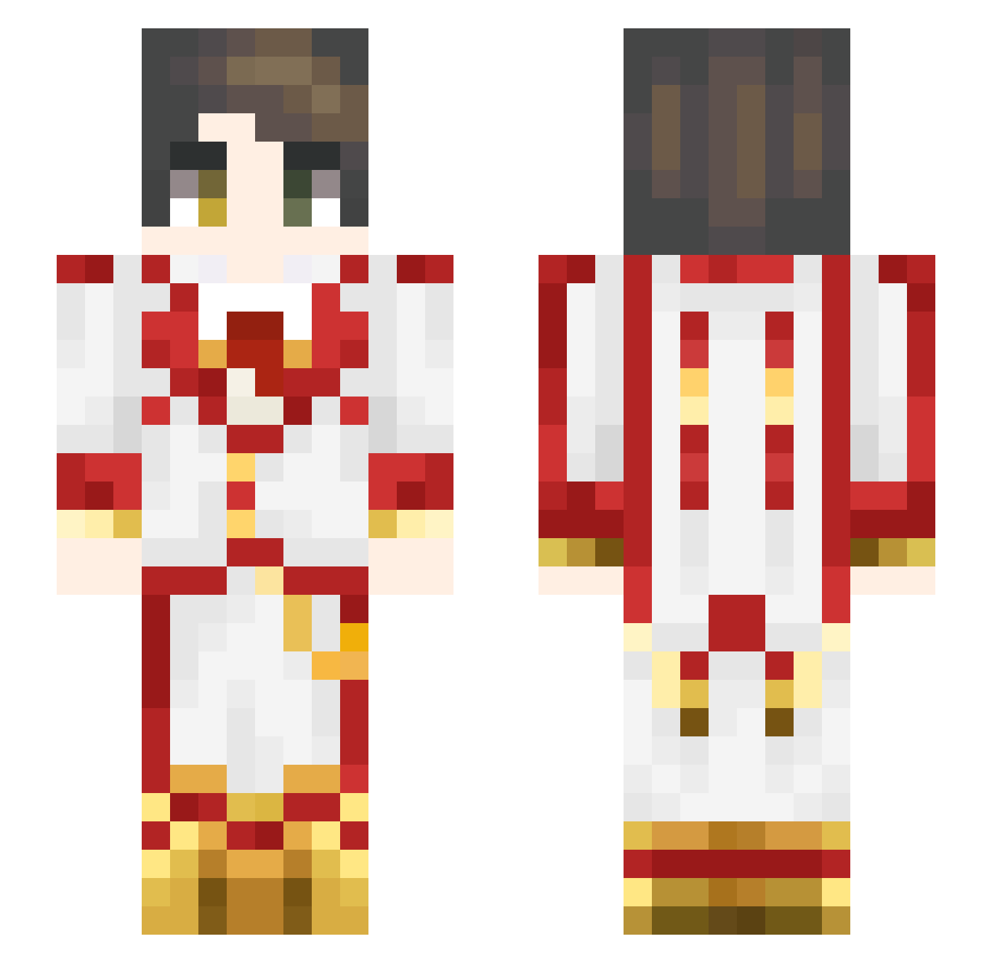 M_Mafinev Minecraft skin, front and back view