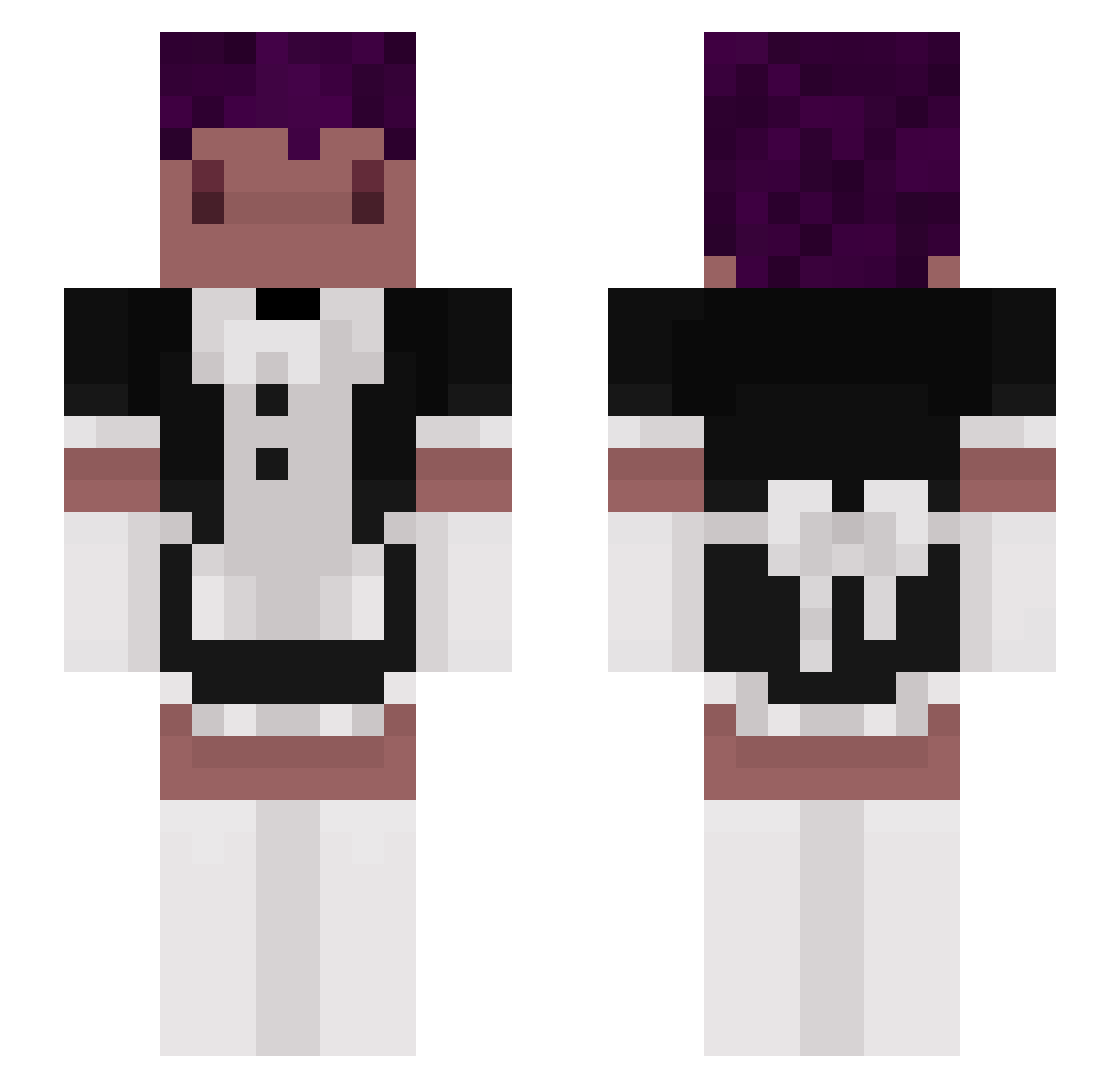 RenatoPNG Minecraft skin, front and back view