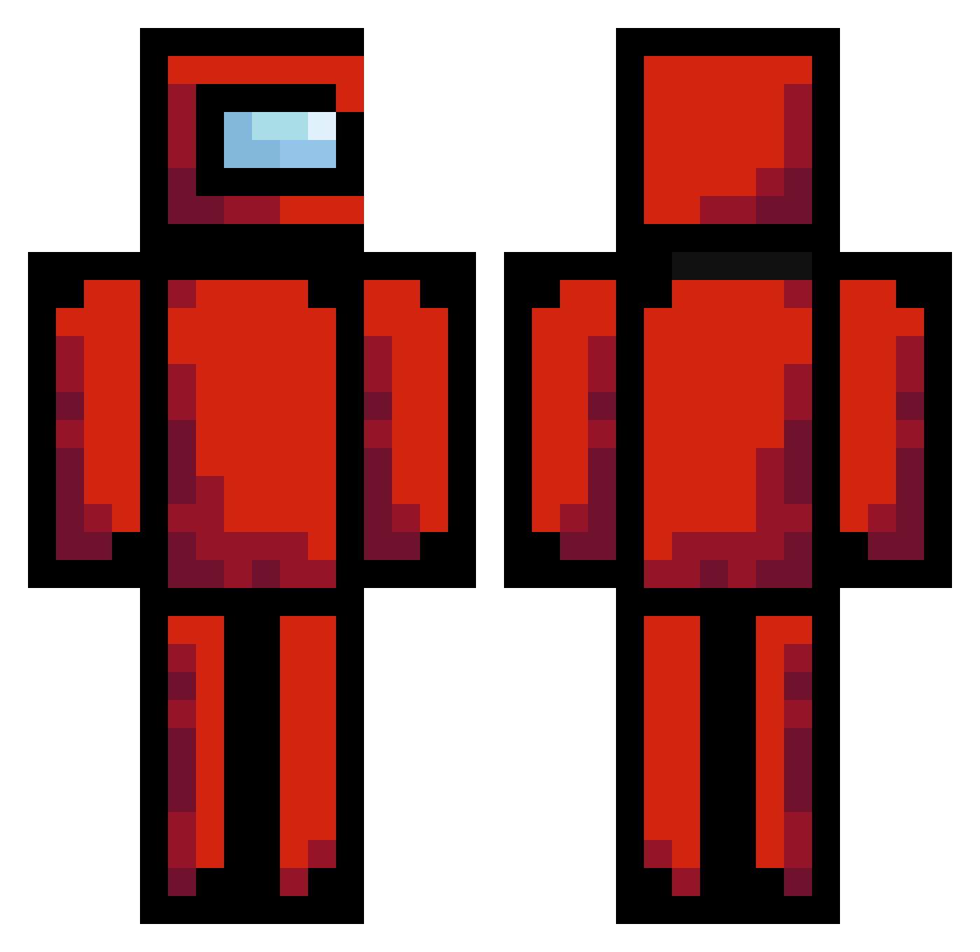 johnthemom Minecraft skin, front and back view