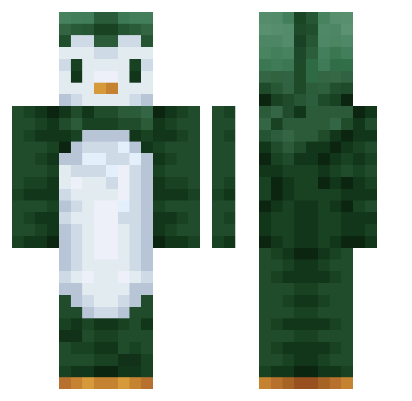 vinineves_ Minecraft skin, front and back view