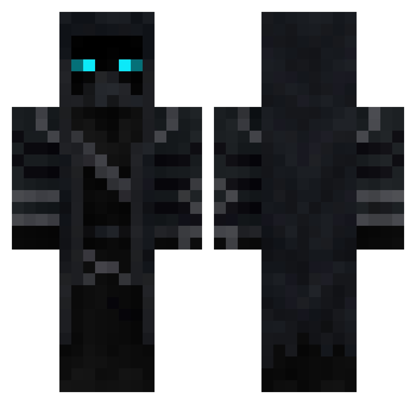 jacob_skilz Minecraft skin, front and back view
