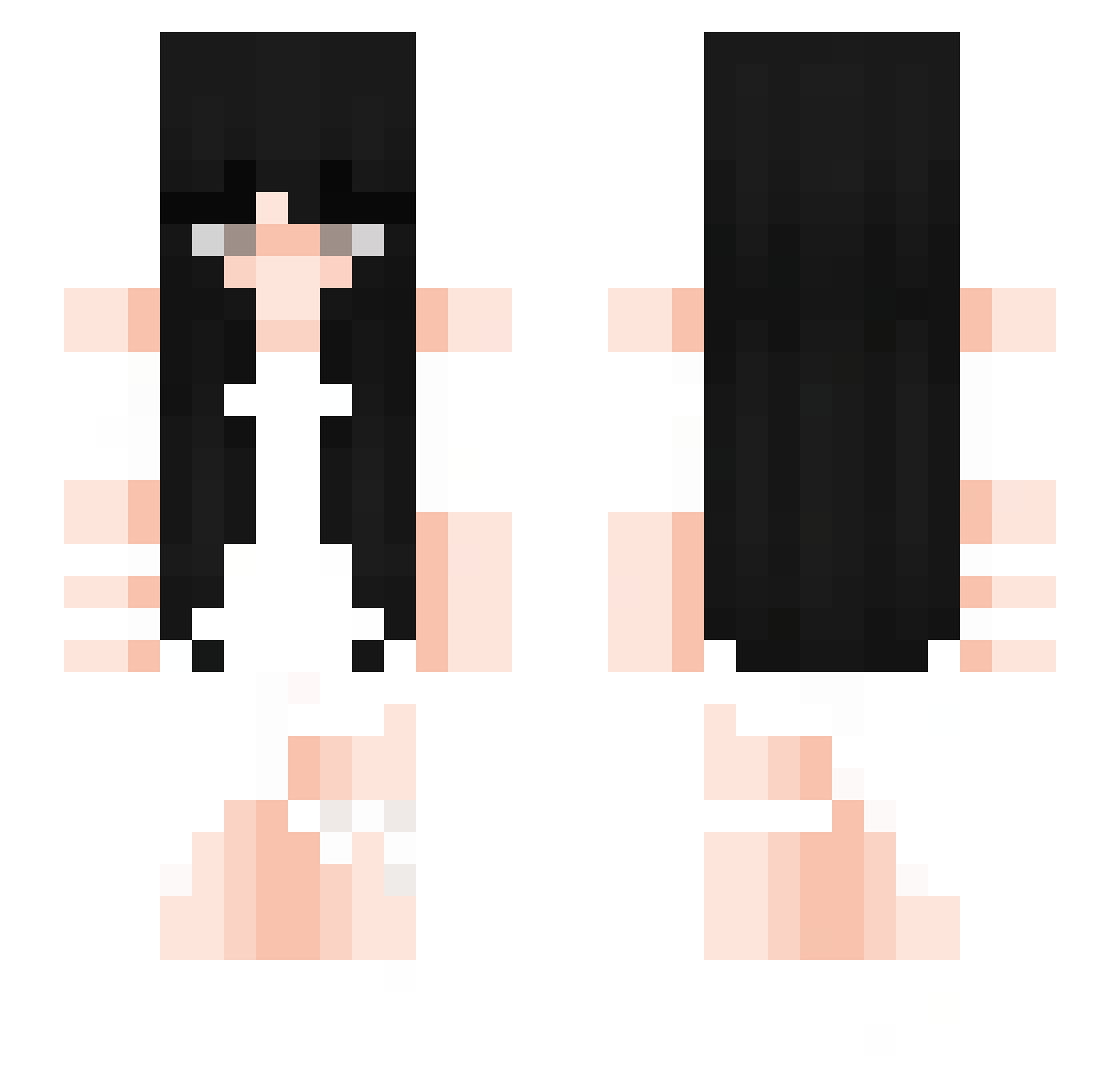 ocemine08 Minecraft skin, front and back view