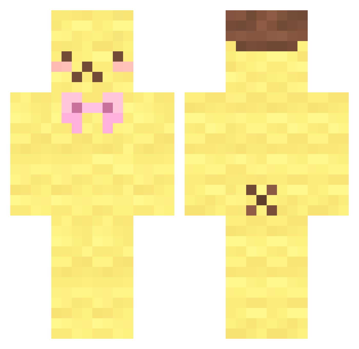 o0o8o9 Minecraft skin, front and back view