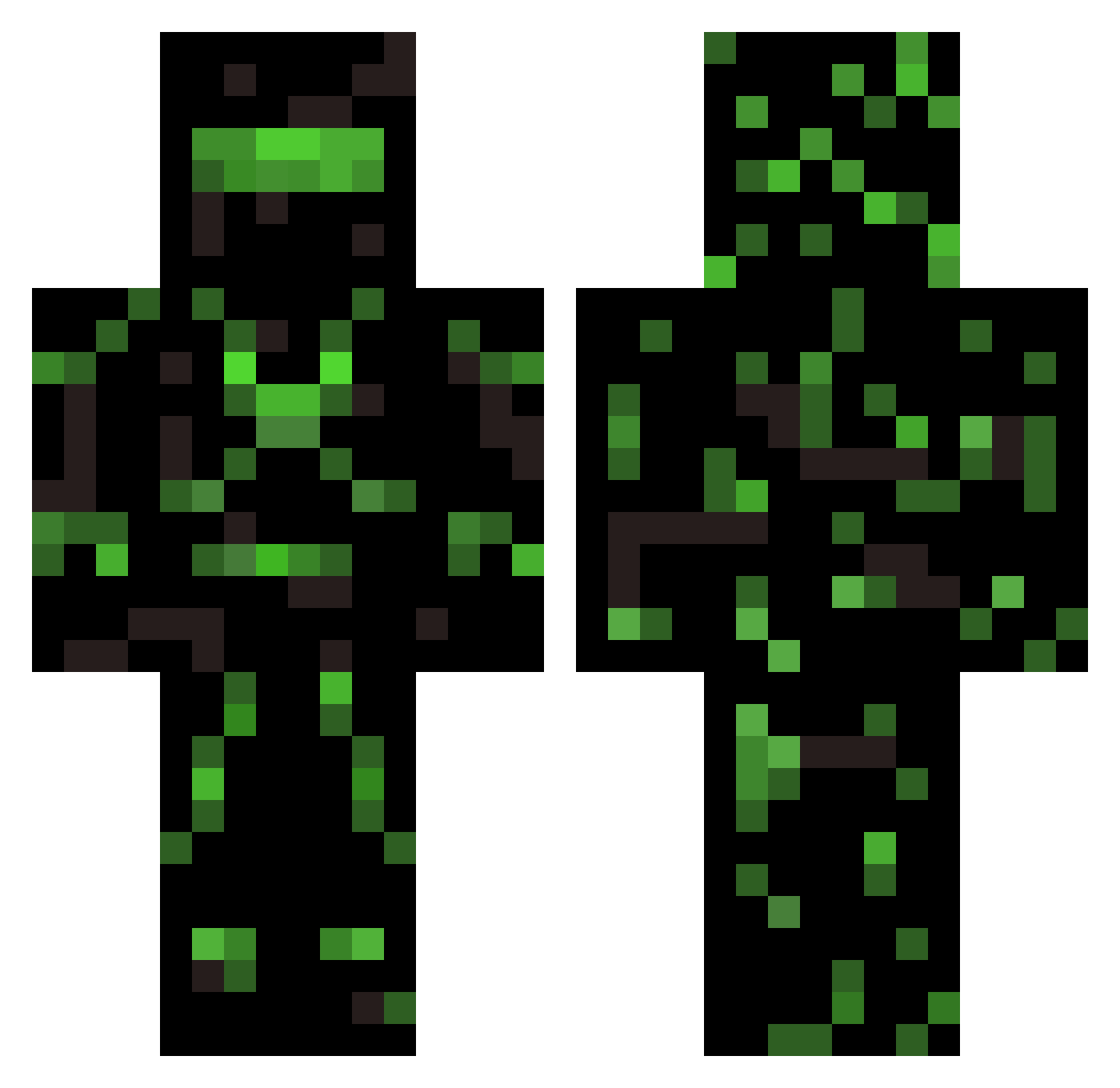 khalidcatmahadin Minecraft skin, front and back view