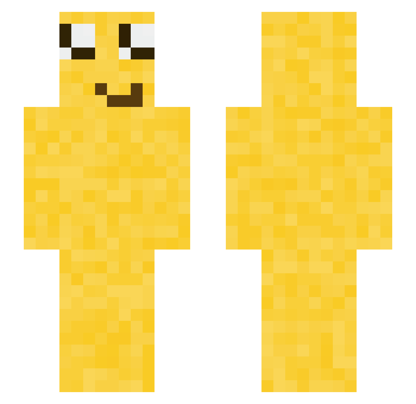 DrakeLover32 Minecraft skin, front and back view
