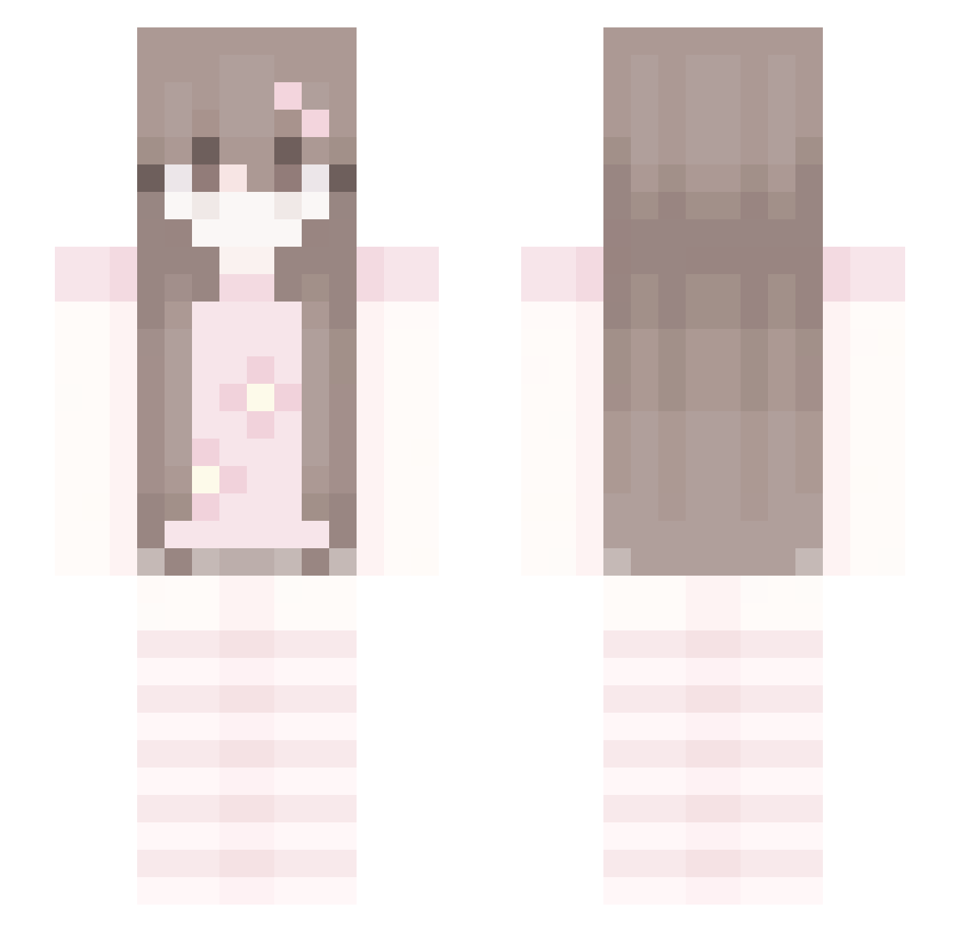 BestInAlgeria Minecraft skin, front and back view