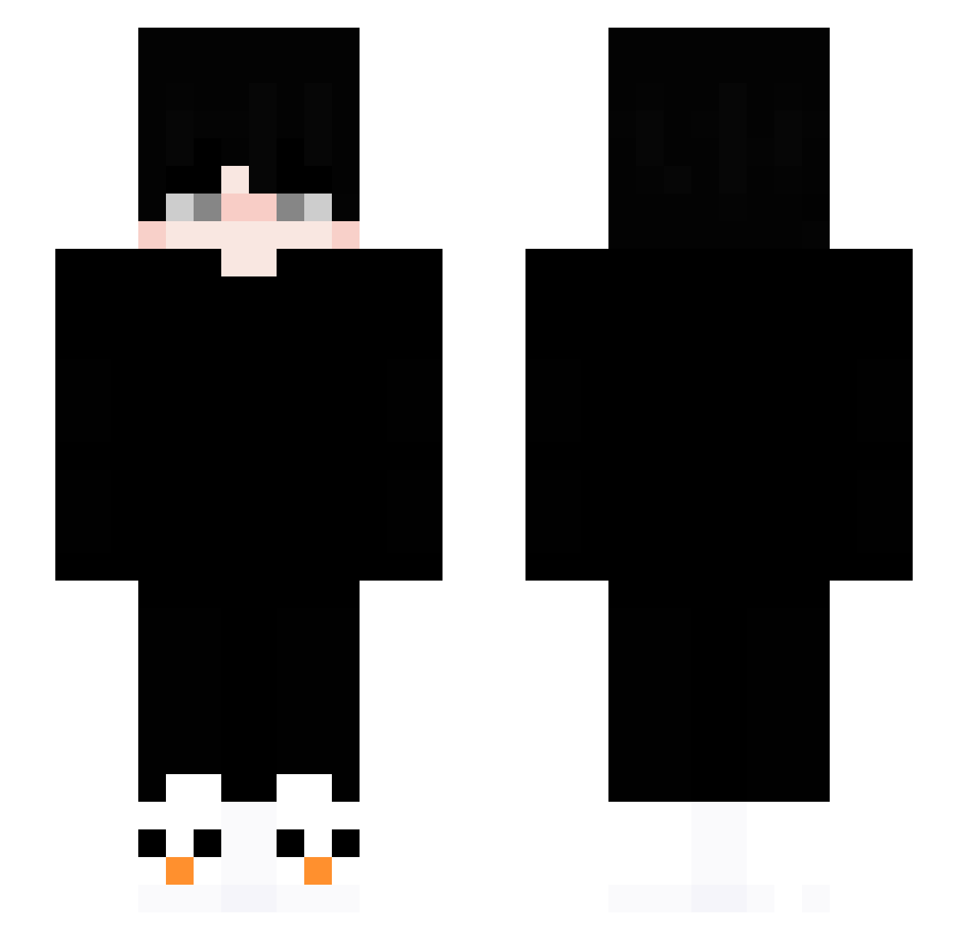 xPiotrek29 Minecraft skin, front and back view