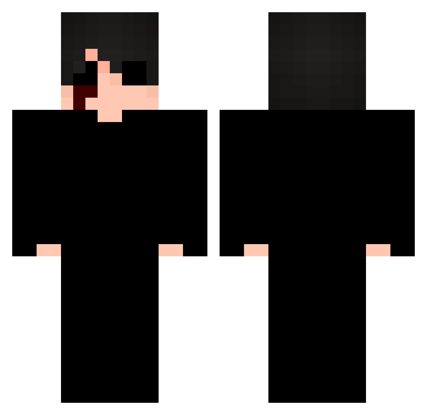 canadianMilkBag2 Minecraft skin, front and back view