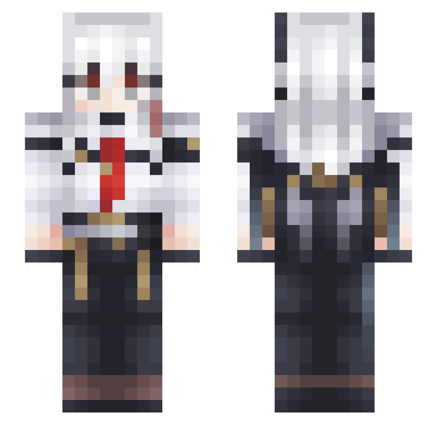 Monarch_17 Minecraft skin, front and back view