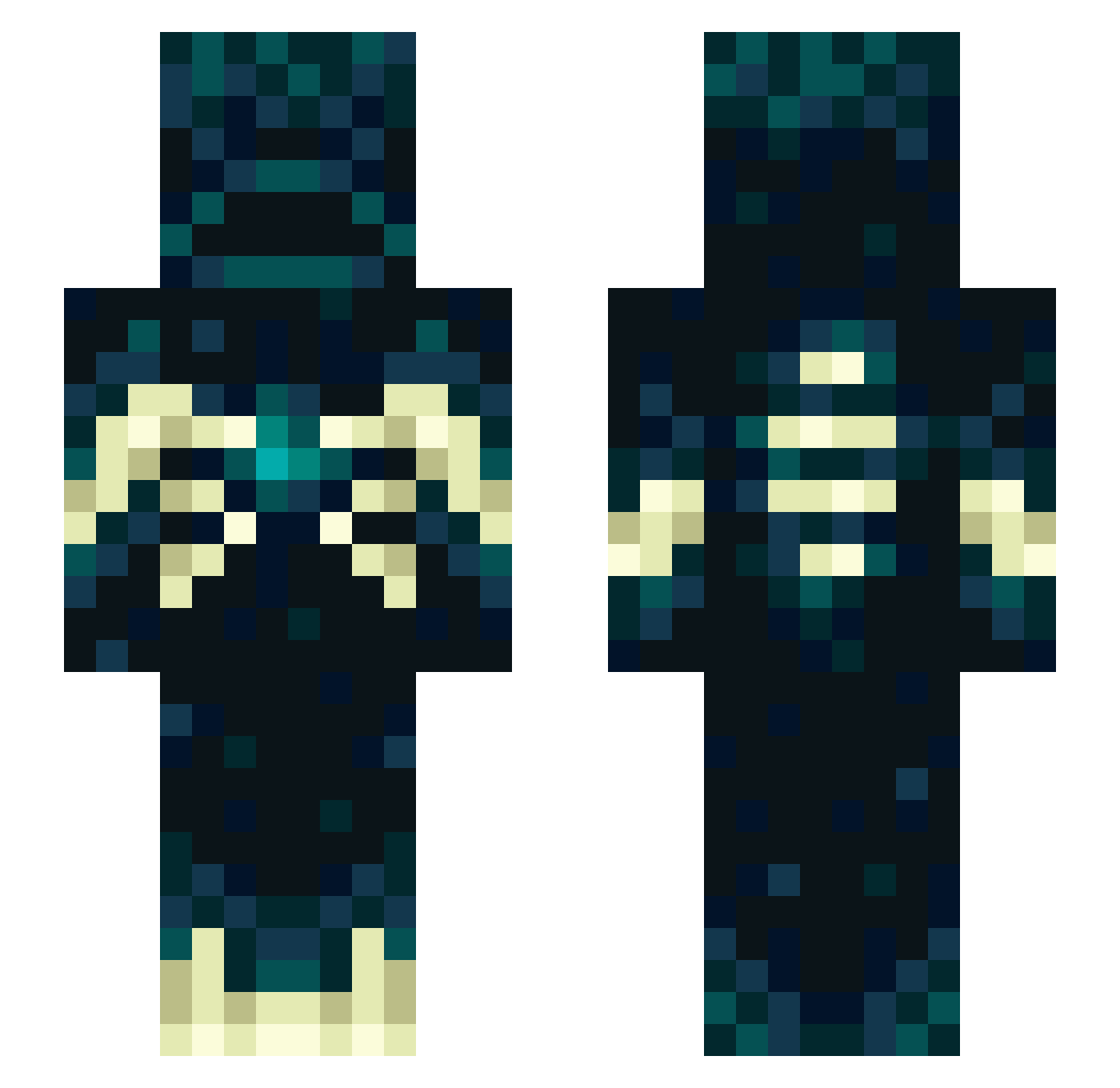 nethanell Minecraft skin, front and back view