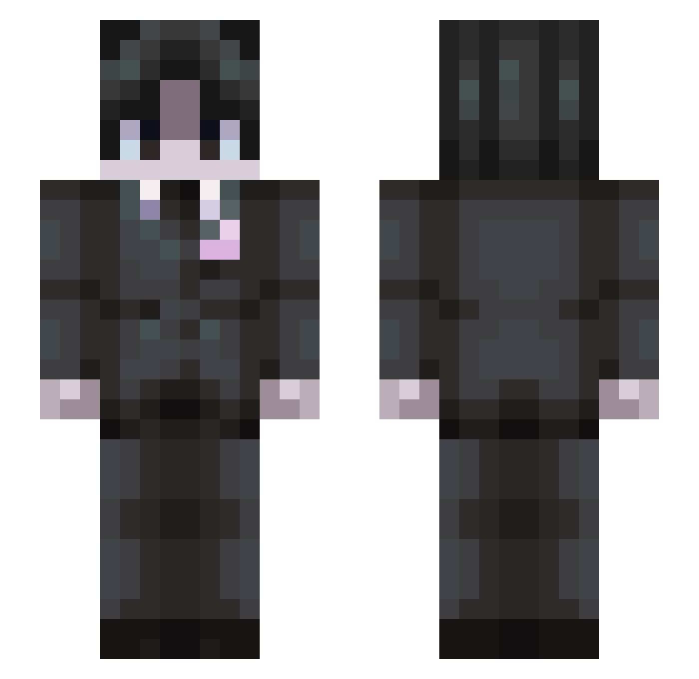 lastzen1th Minecraft skin, front and back view