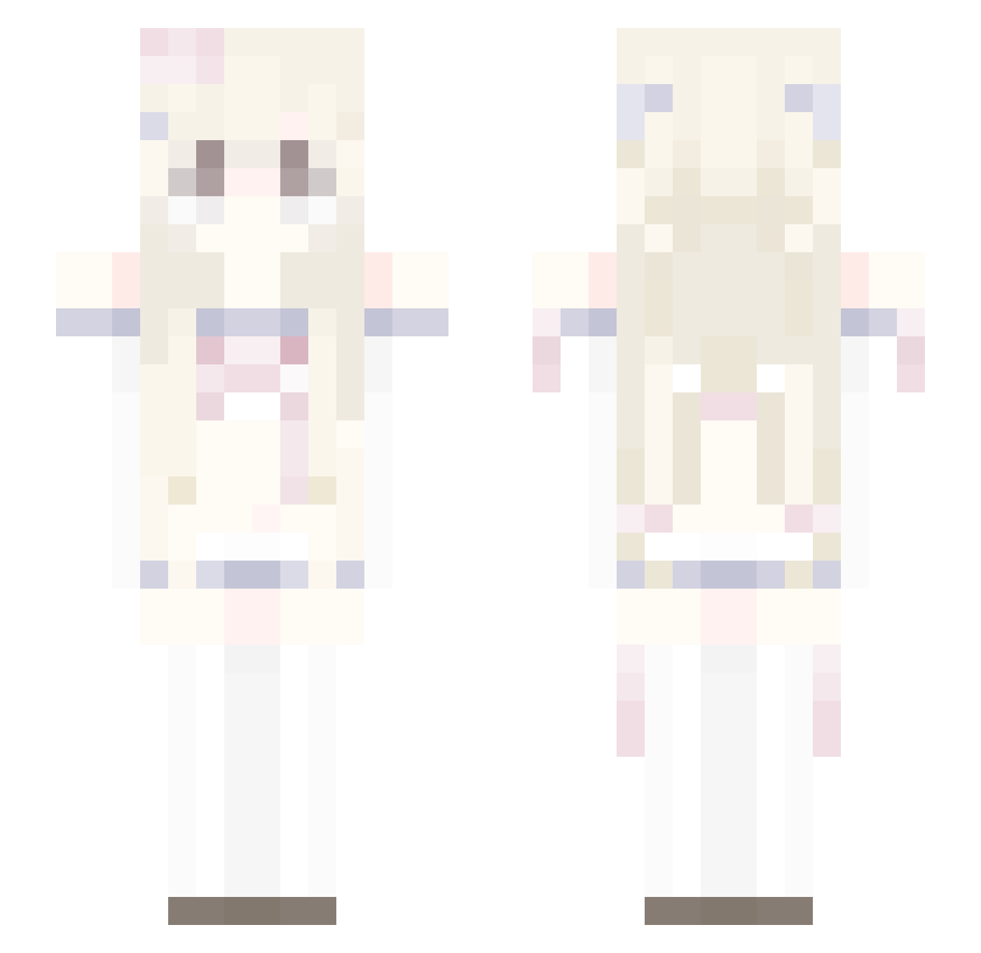 Xw_Asura_wX Minecraft skin, front and back view