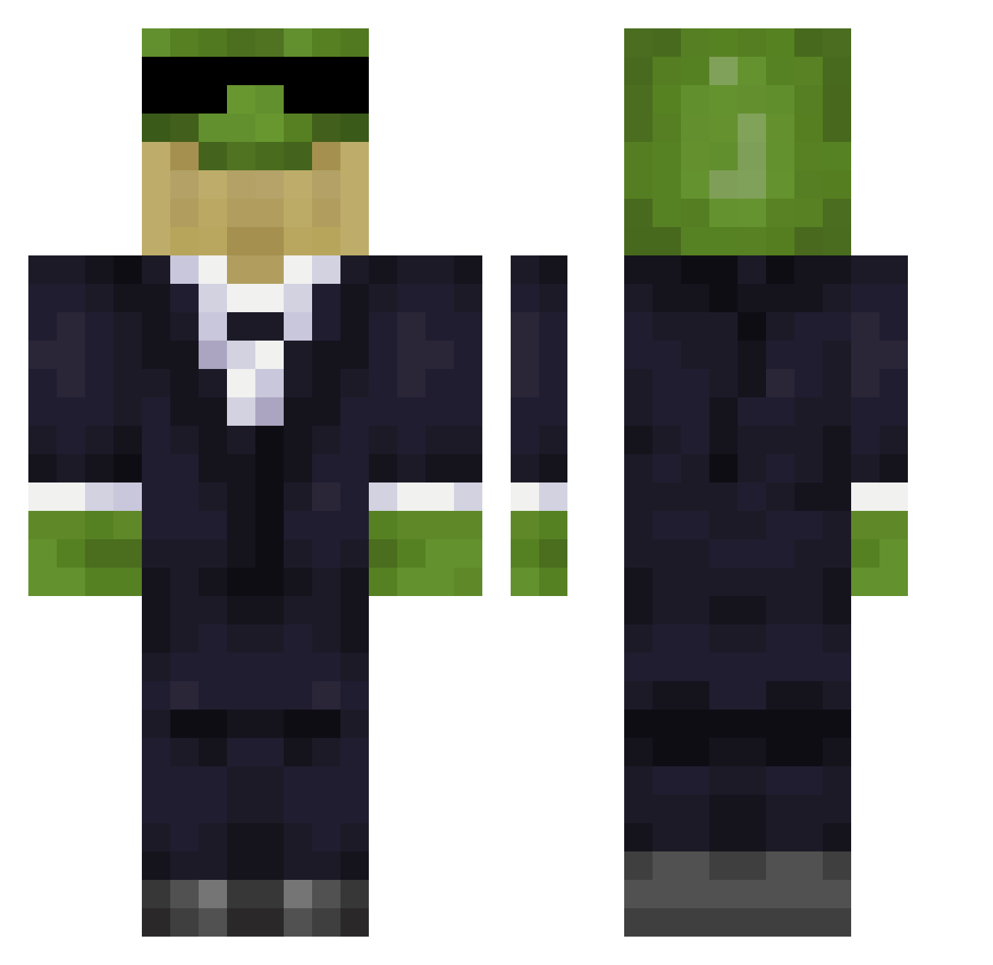 W_tapz_ Minecraft skin, front and back view