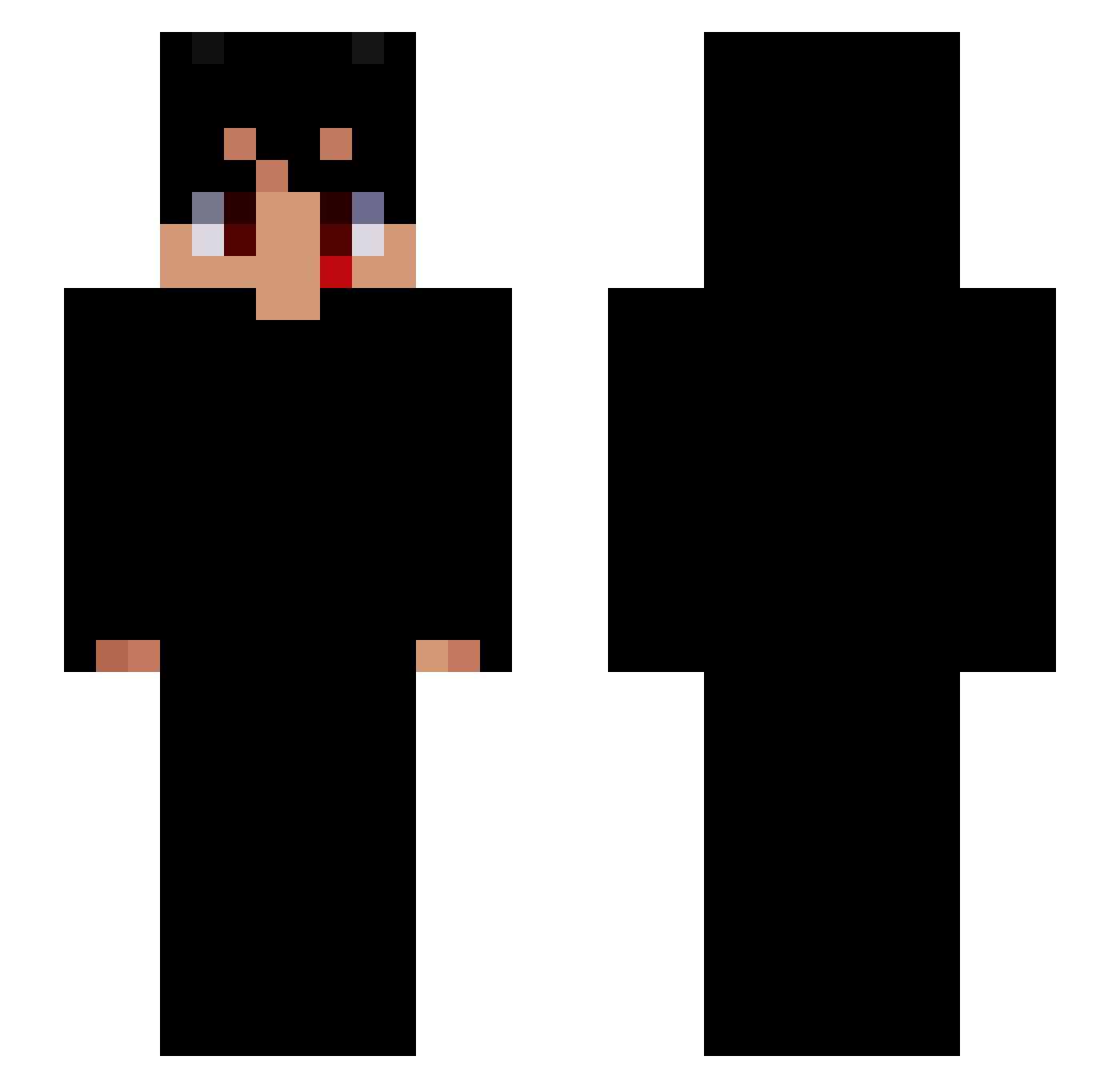 N4de__ Minecraft skin, front and back view