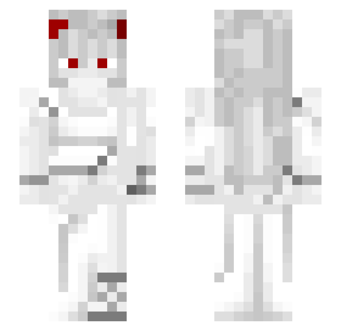 Merreknj Minecraft skin, front and back view