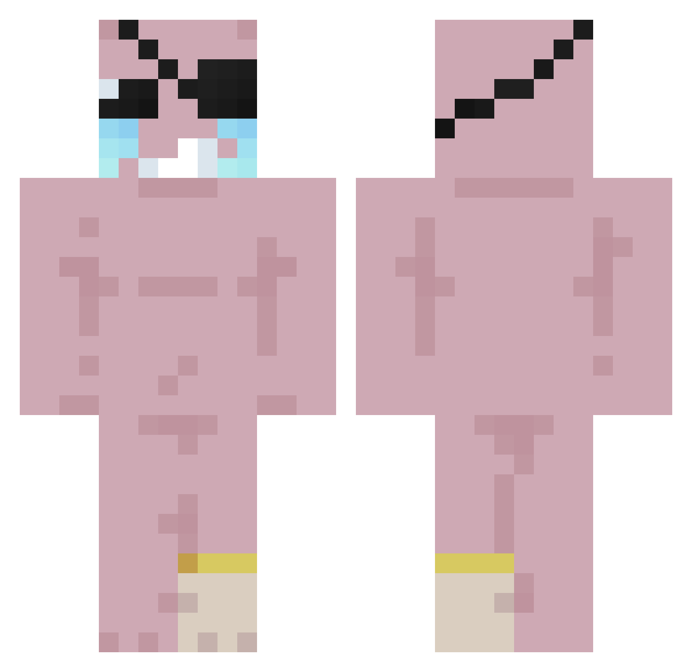 keianmalley Minecraft skin, front and back view