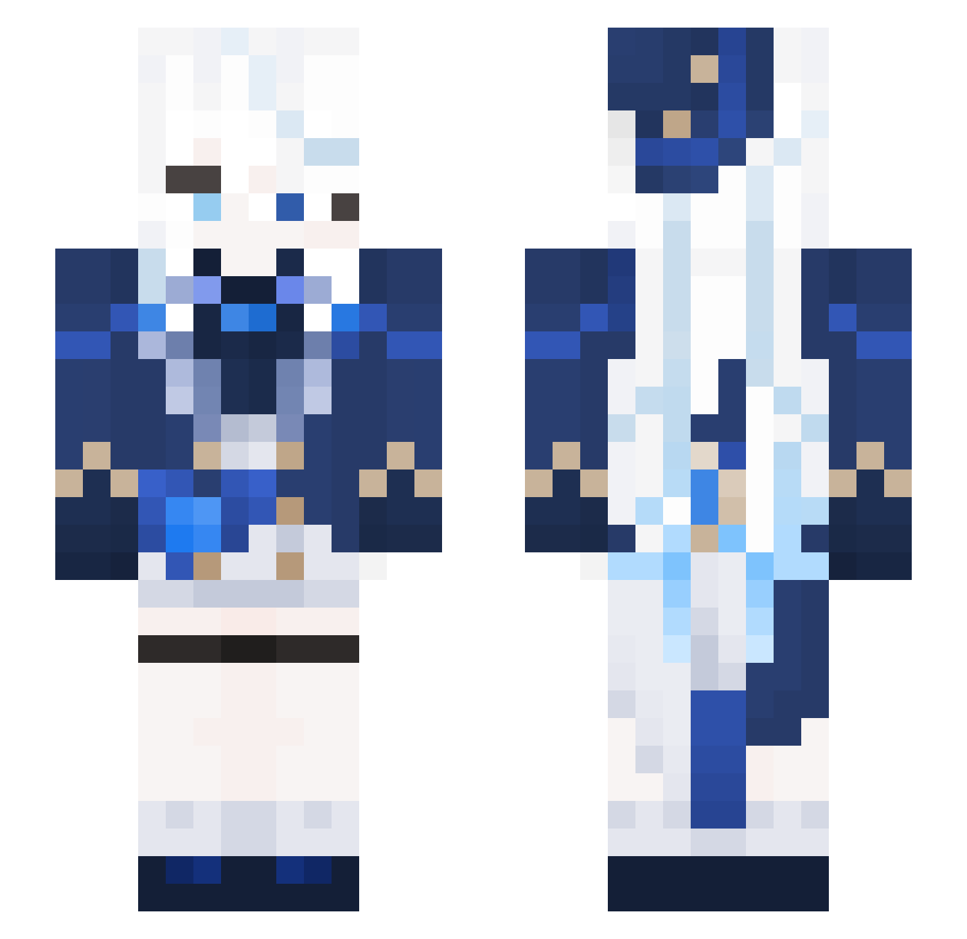 Terry0903 Minecraft skin, front and back view