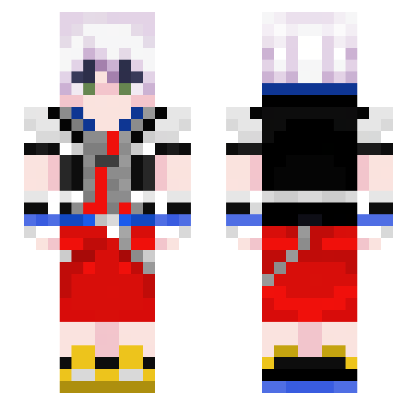 _MR_soul Minecraft skin, front and back view