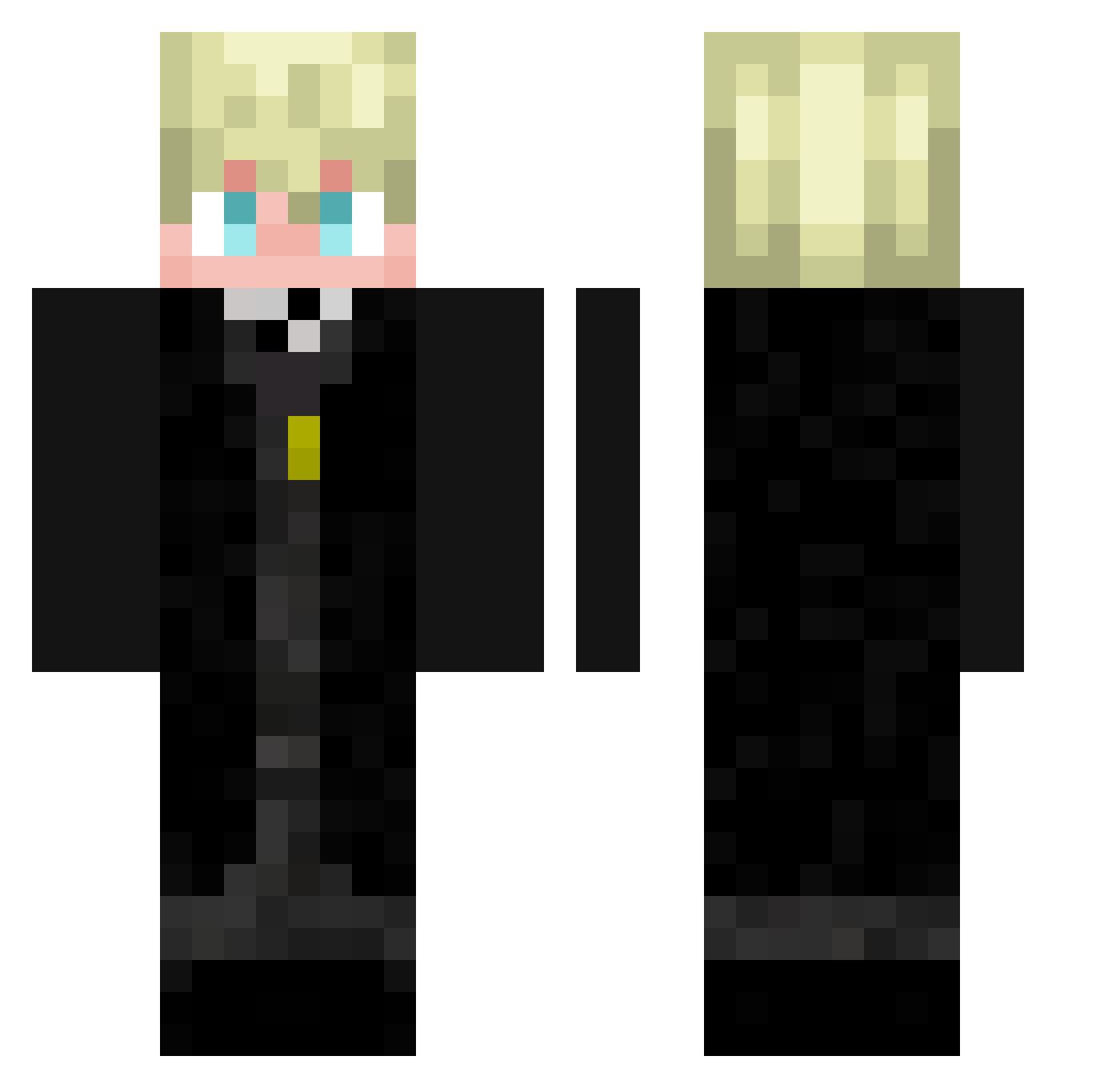 Odysseum04 Minecraft skin, front and back view