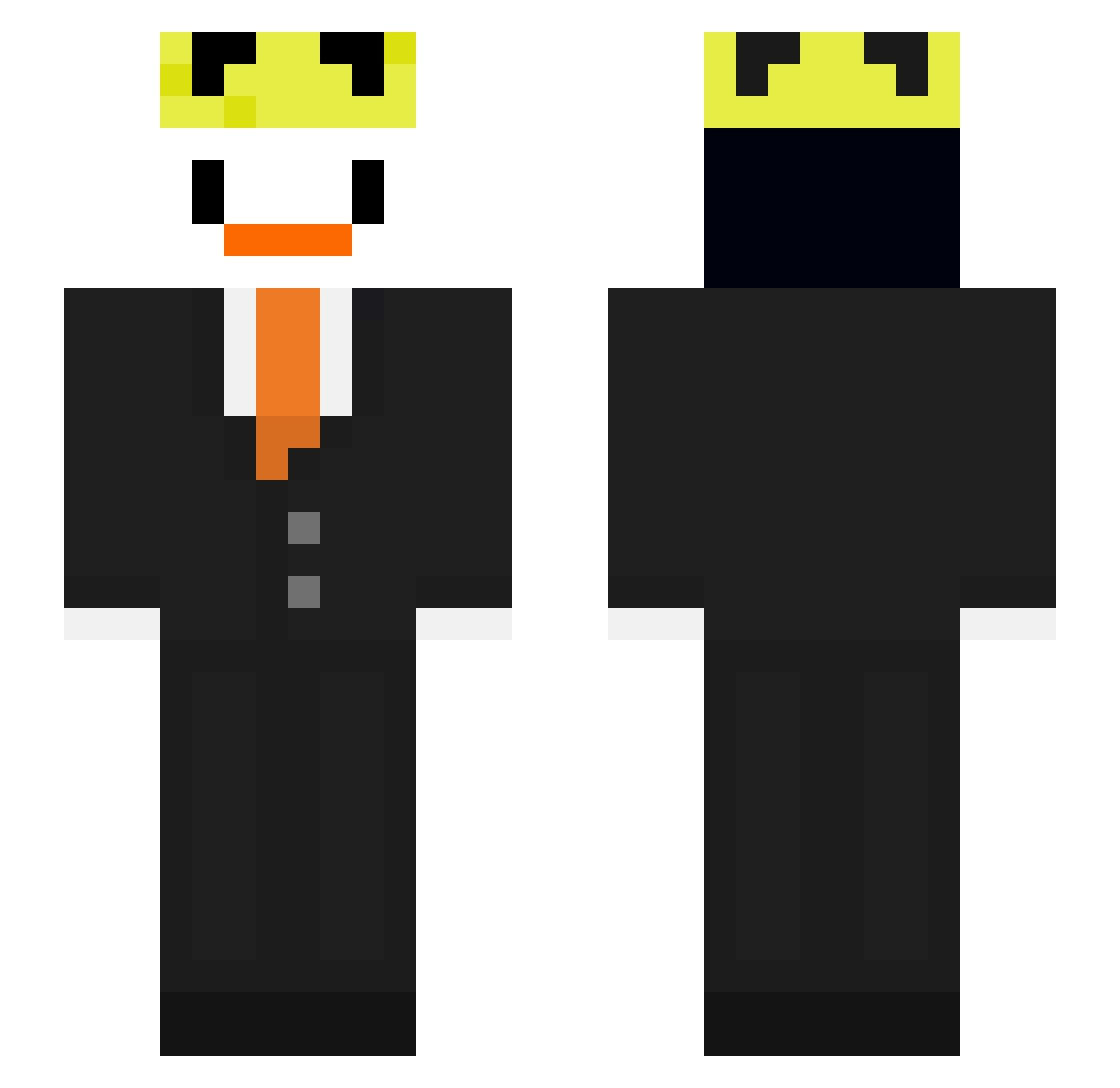 kjepi_30 Minecraft skin, front and back view