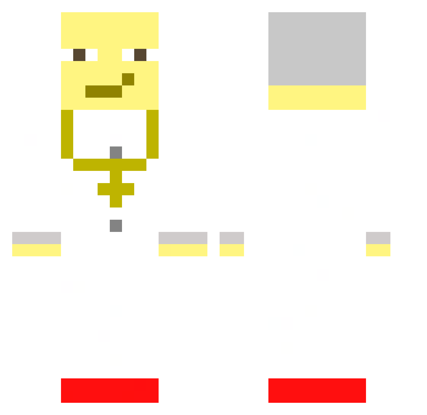 kubakuba120120 Minecraft skin, front and back view