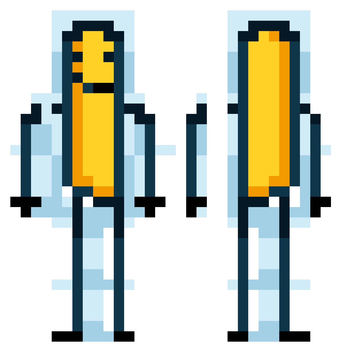 Shik1_ Minecraft skin, front and back view