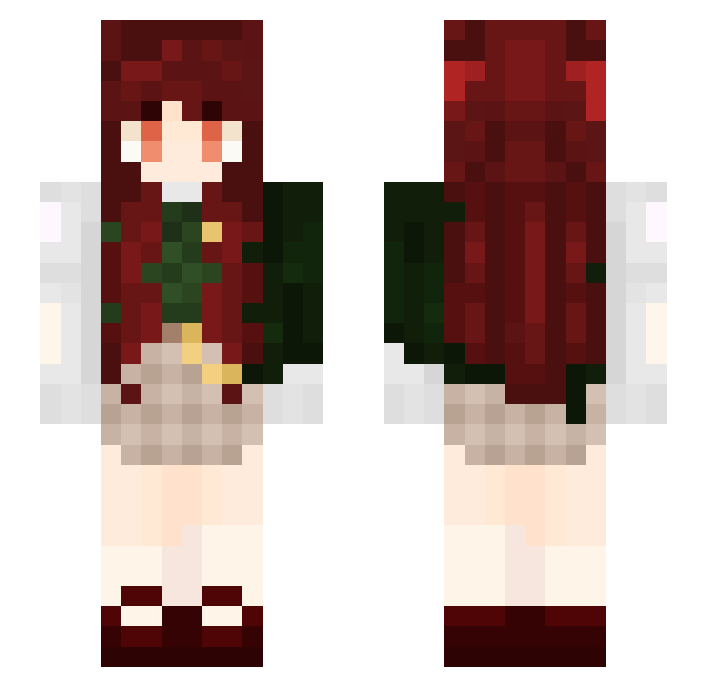 _Aimsey_ Minecraft skin, front and back view