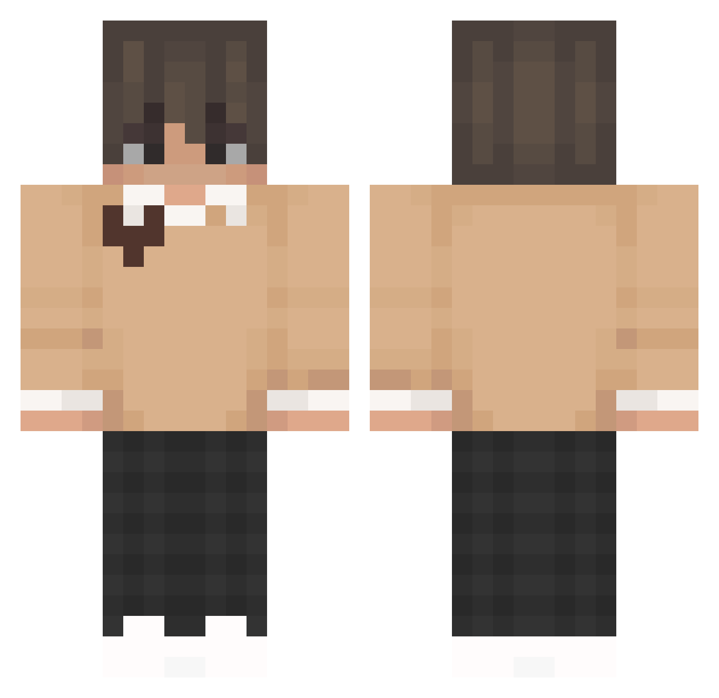 Ryn13_ Minecraft skin, front and back view