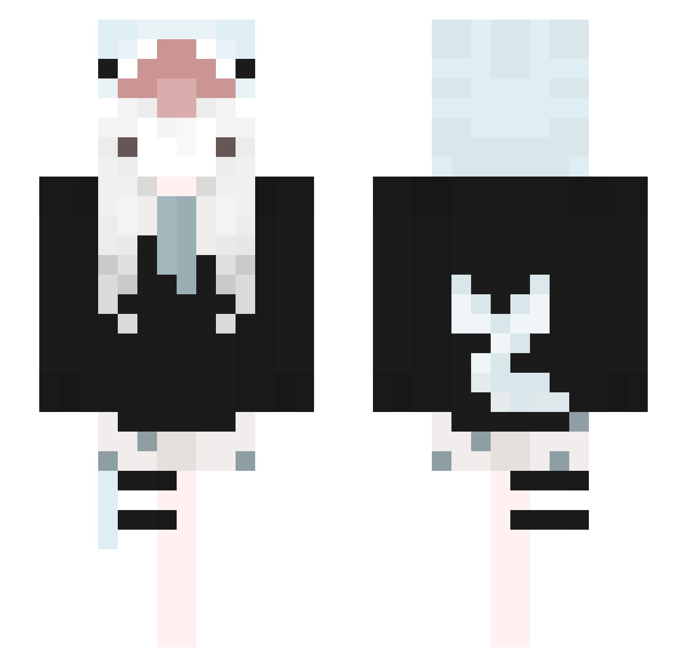 basiilll Minecraft skin, front and back view