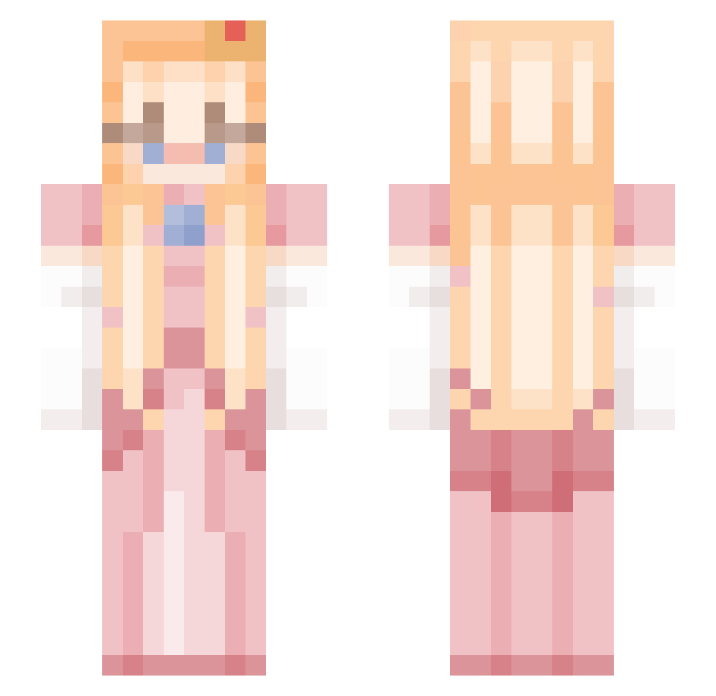 Cup0fSalt Minecraft skin, front and back view