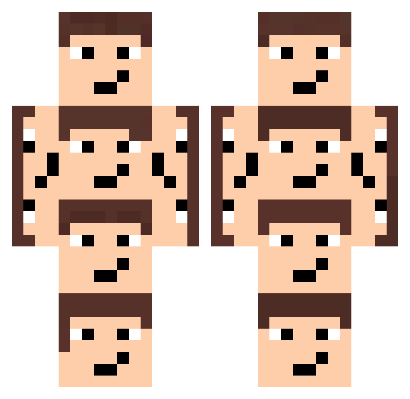 zenboi426 Minecraft skin, front and back view