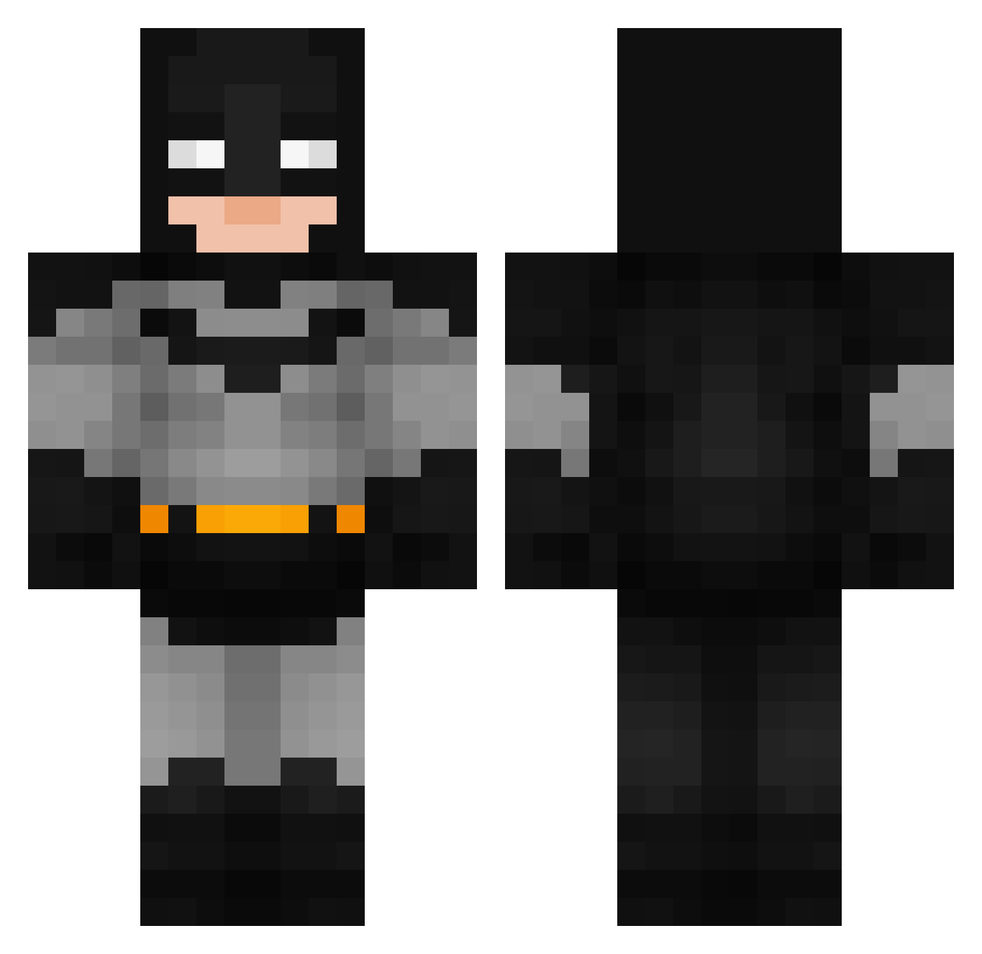 Nemeziz5 Minecraft skin, front and back view