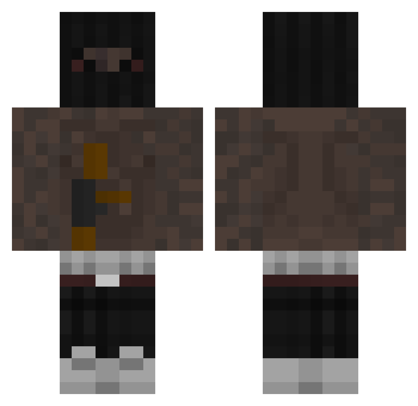 eLeSKa_ Minecraft skin, front and back view