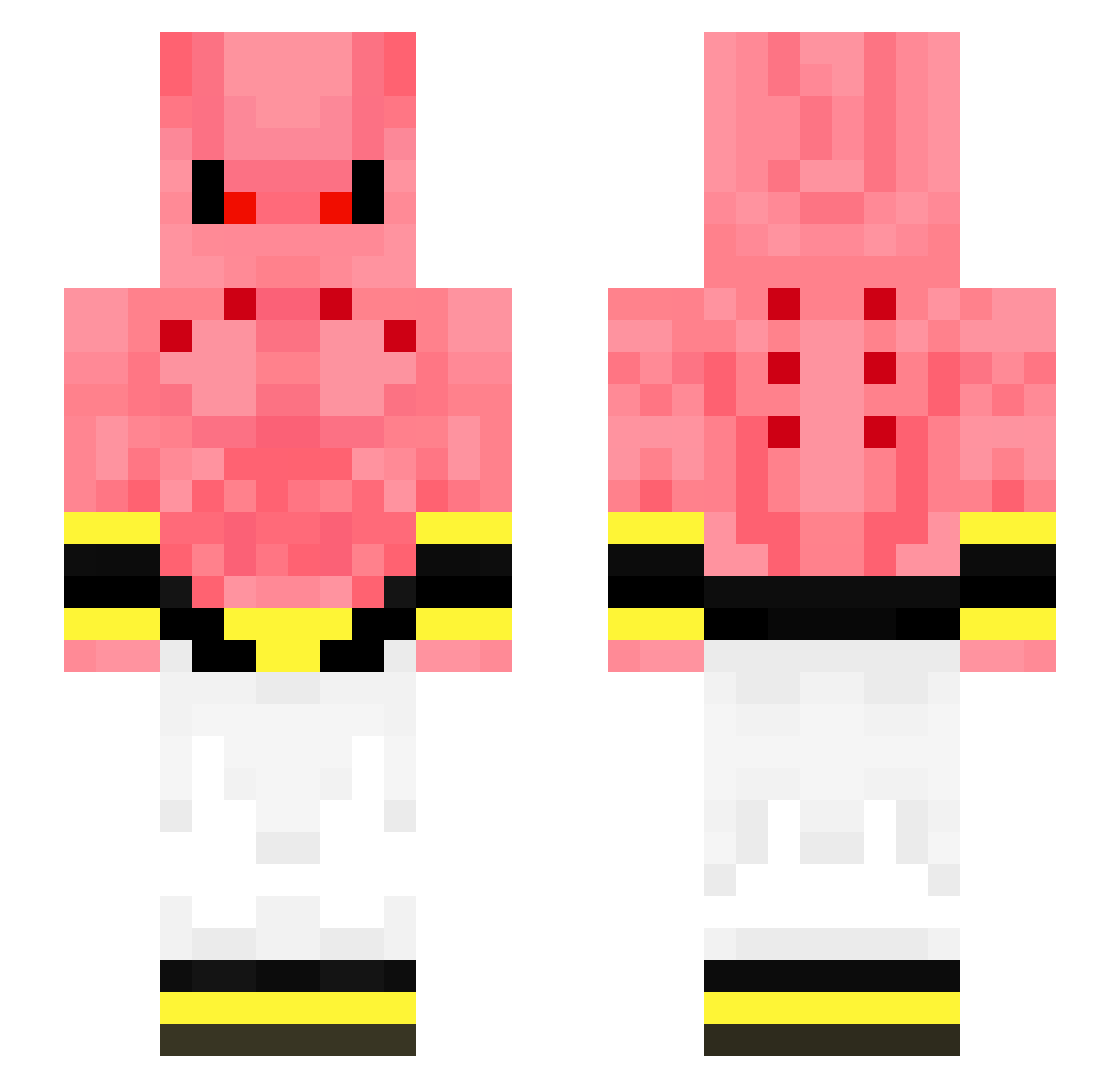 LolSuk00 Minecraft skin, front and back view