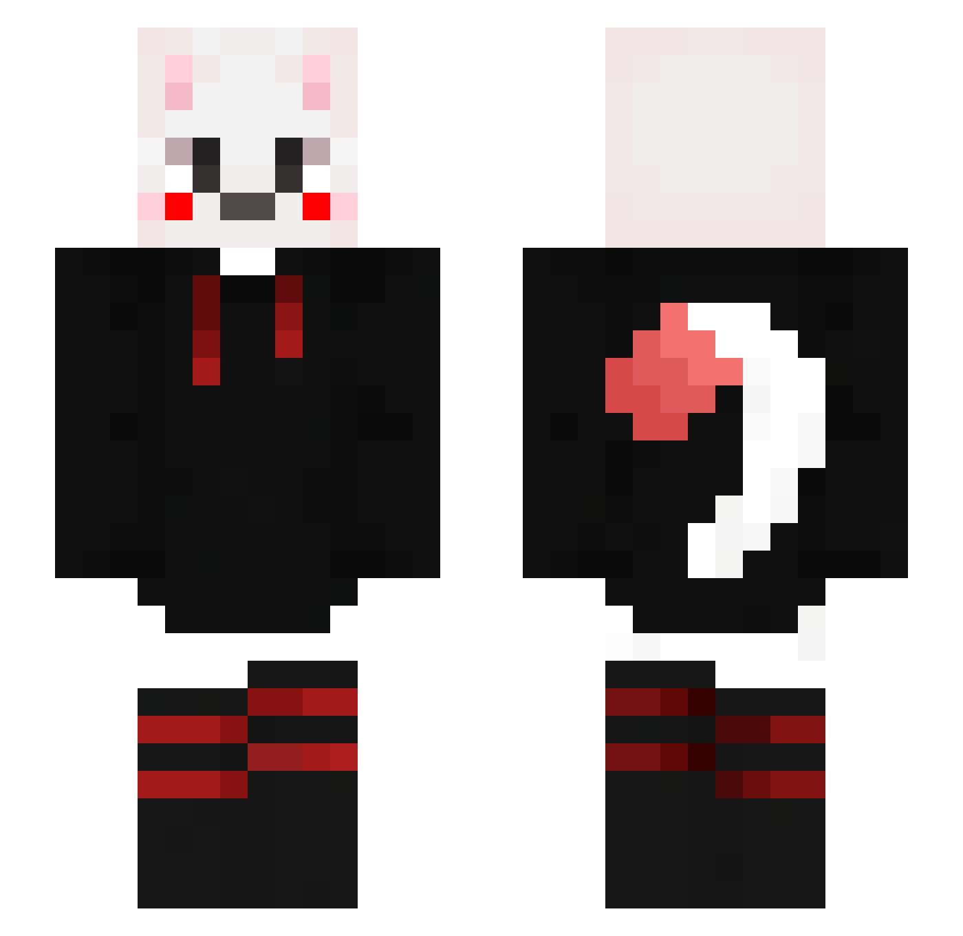 MrLukas0_ Minecraft skin, front and back view