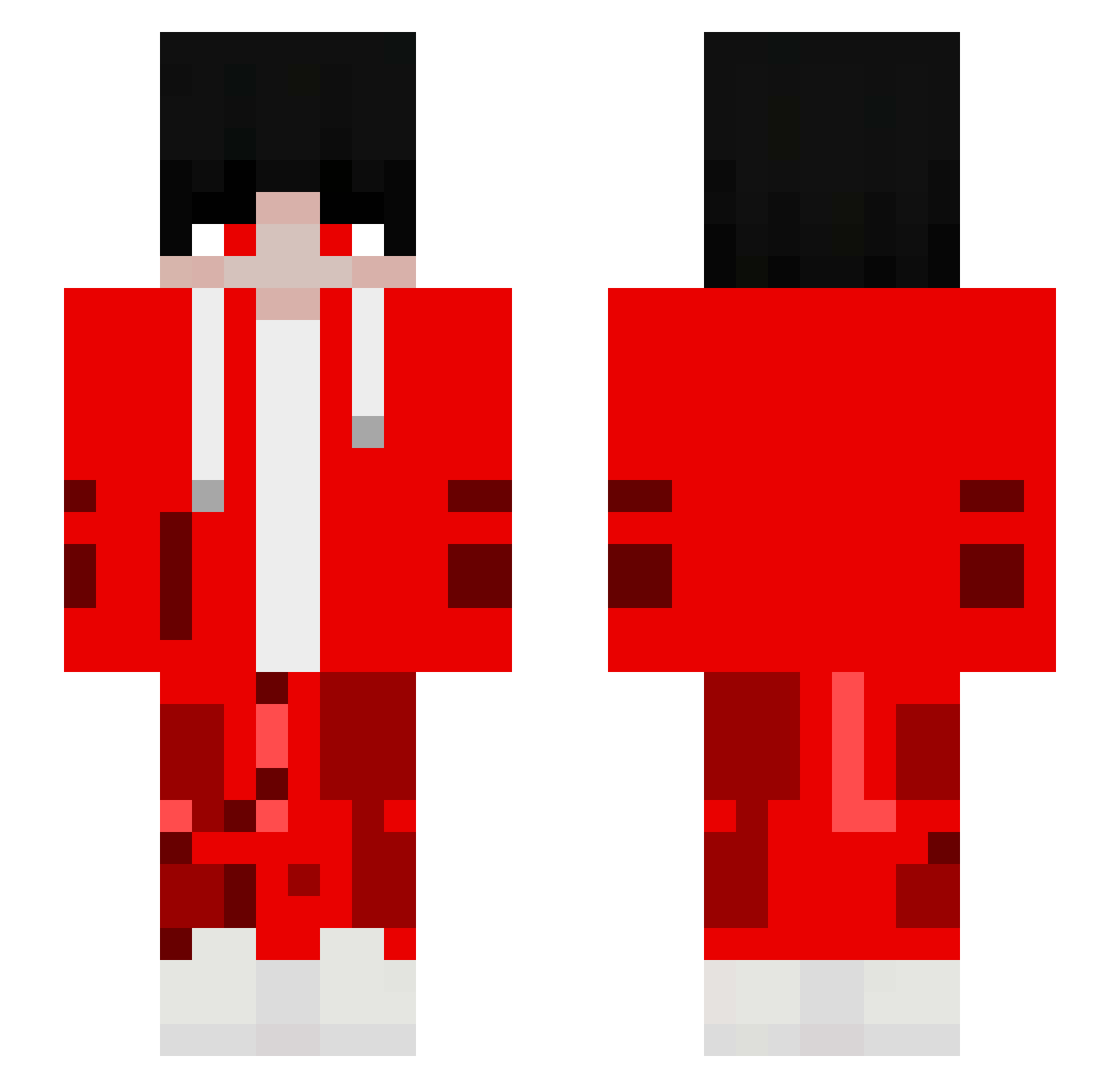 Simon3llo Minecraft skin, front and back view