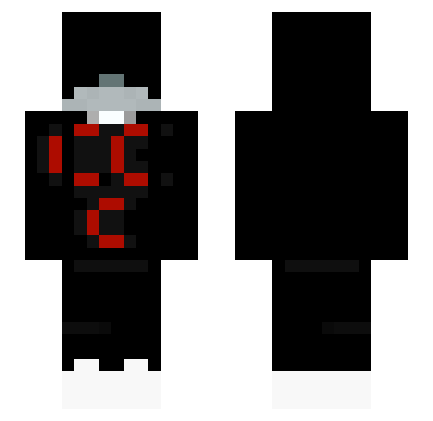 TR_MHP Minecraft skin, front and back view