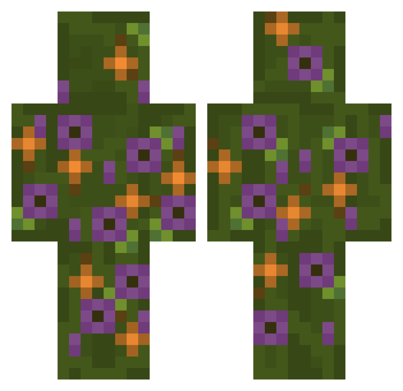 oryth_ Minecraft skin, front and back view