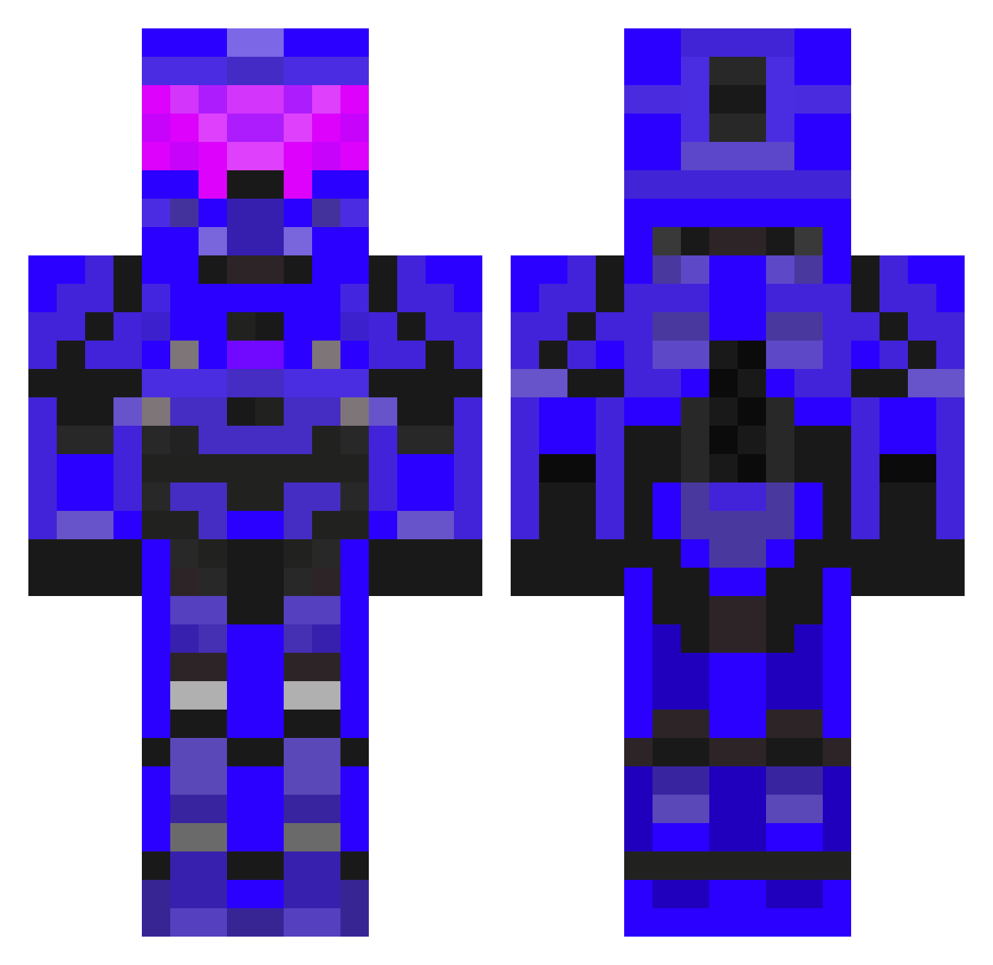 x14golivee_ Minecraft skin, front and back view