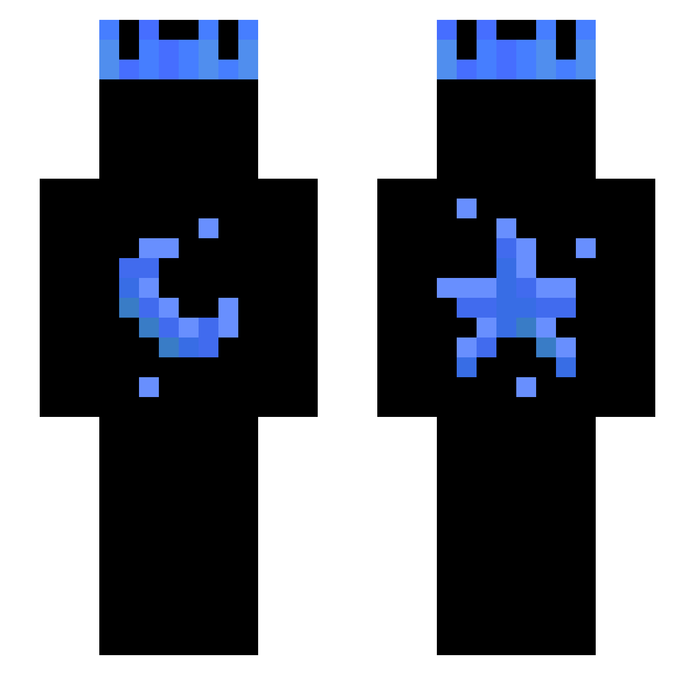 LaffyMC_ Minecraft skin, front and back view